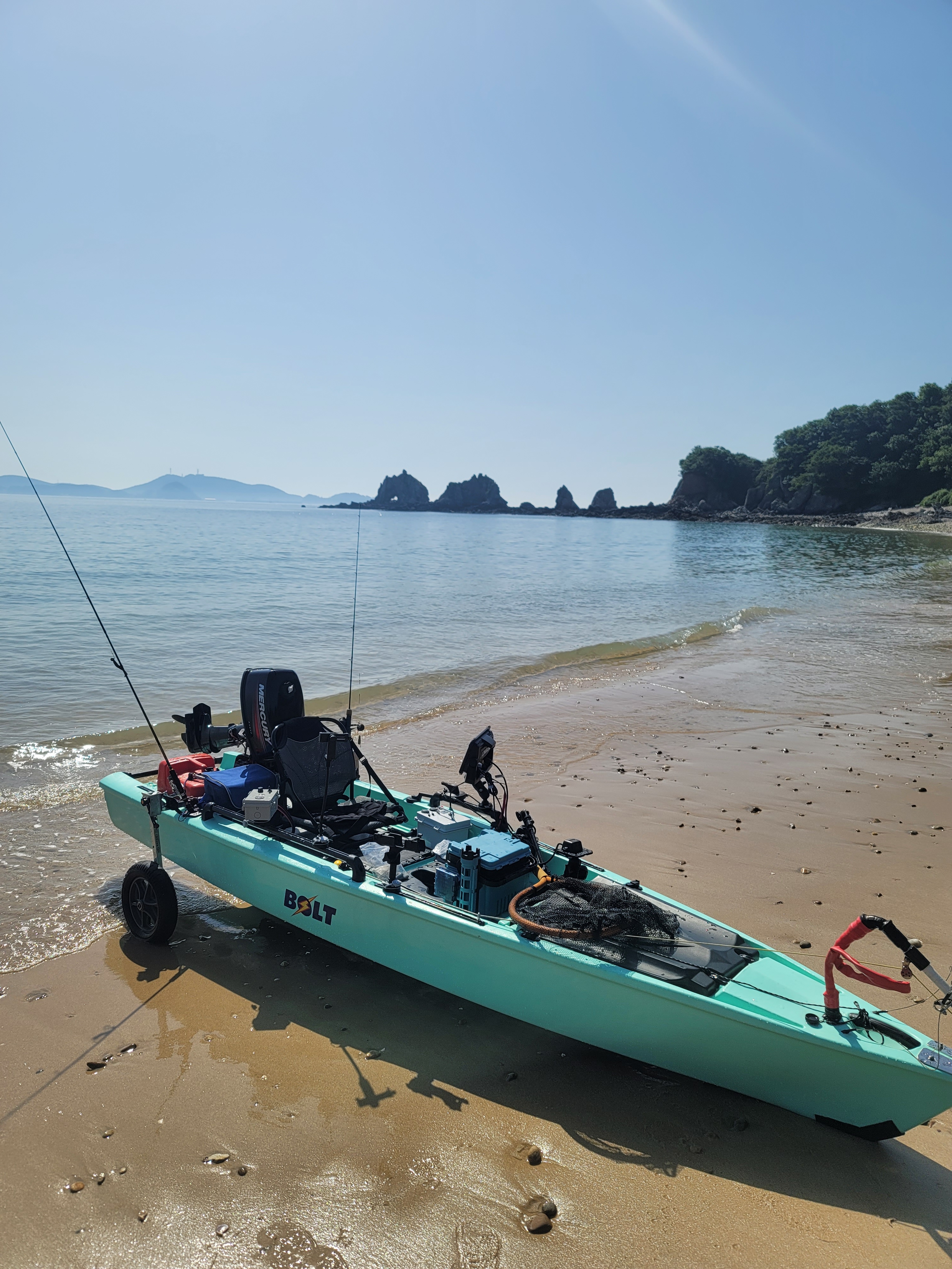 볼트 카약스키프+머큐리4.9 | 칠괴동