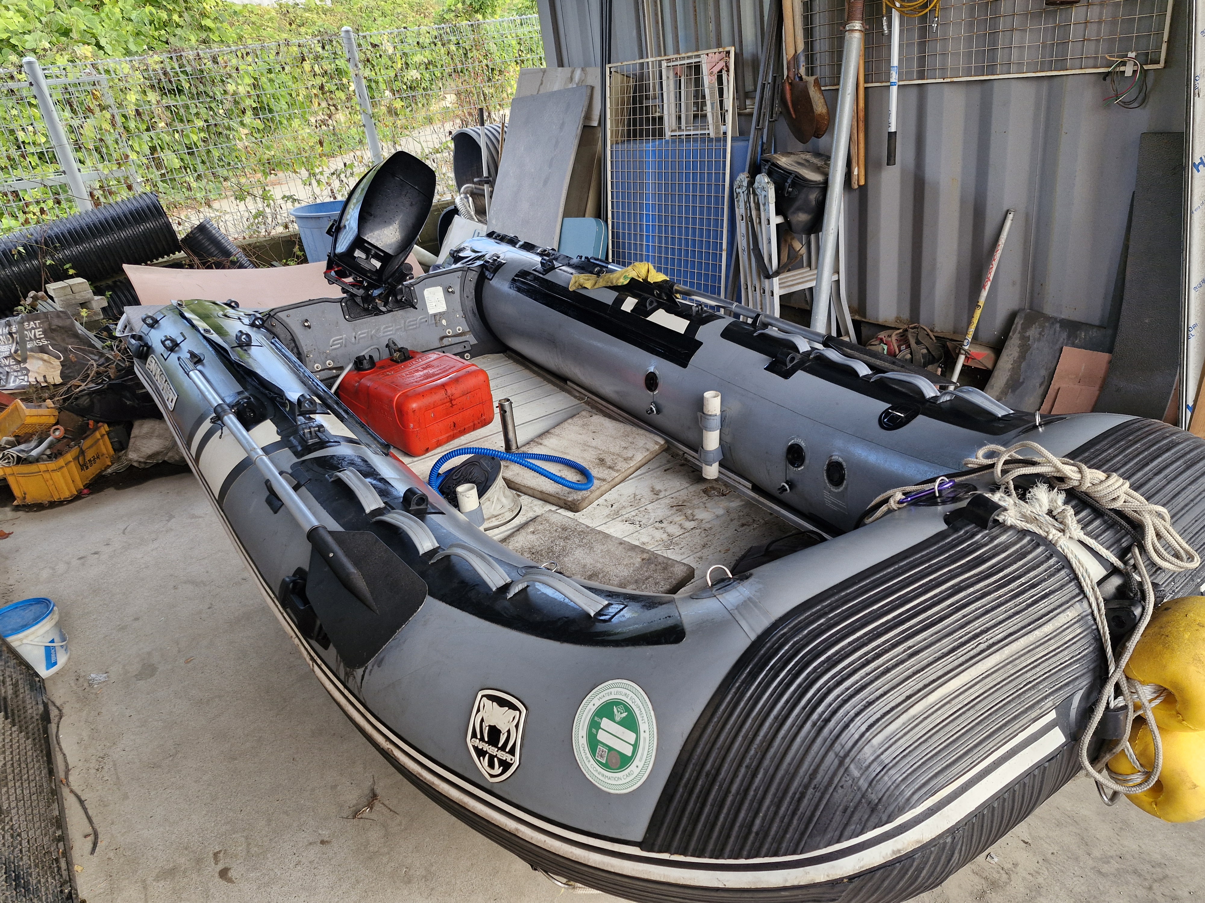 SNAKEHEAD 고무보트, 머큐리 15마력 | 15마력 | 칠원동